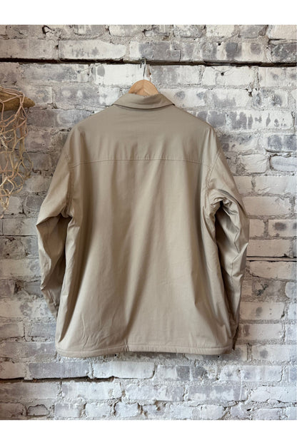 Yoshitaka Cotton/Nylon Shirt Jacket - Colonial Beige - DUNE + SALT