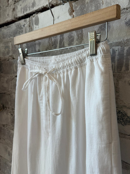 Pulam Woven Pant - White - DUNE + SALT