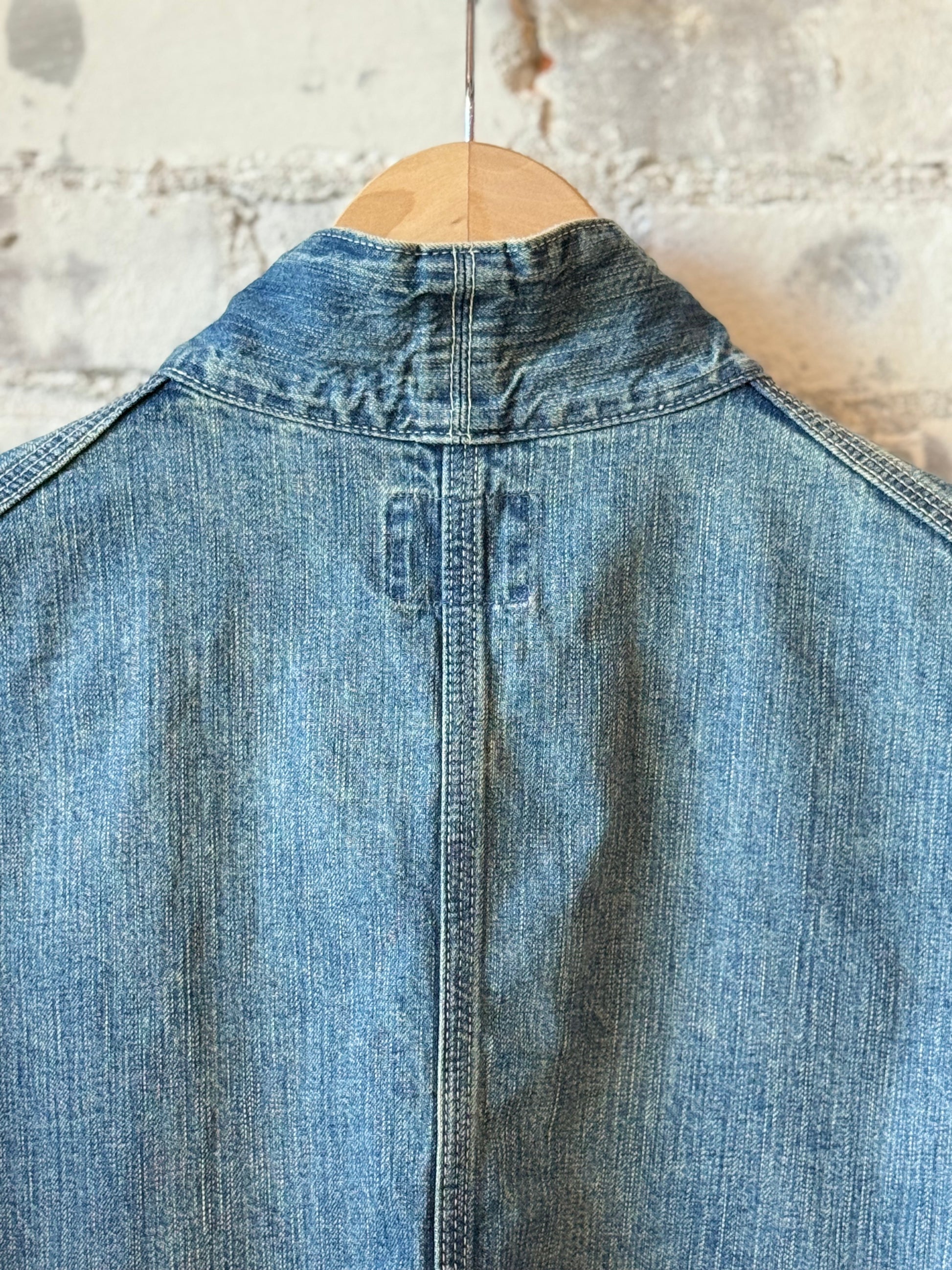 Unisex 11oz Selvedge Denim Short Chore Jacket - DUNE + SALT