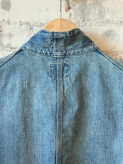 Unisex 11oz Selvedge Denim Short Chore Jacket - DUNE + SALT