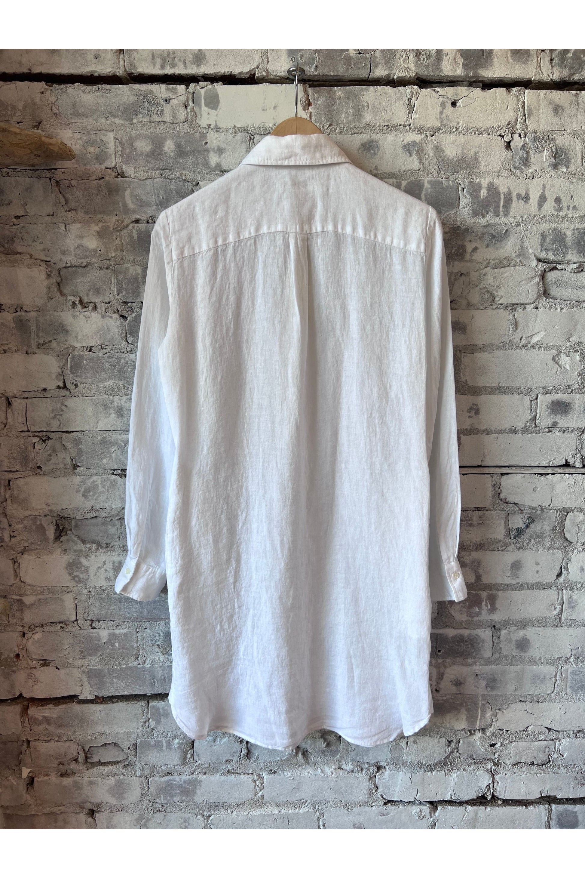 Rea Linen Dress - White - DUNE + SALT