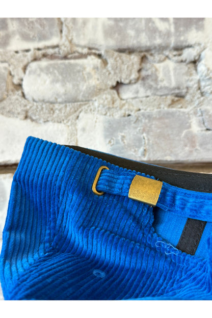 "SL" Patch Letterman Floppy Cord Hat - Assorted Colors