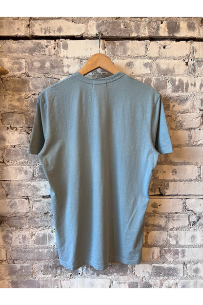 Supima SS Crewneck Tee - Horizon Blue - DUNE + SALT