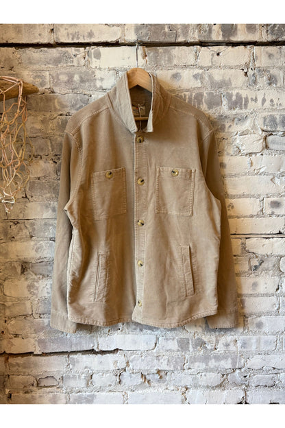 Max Moleskin Overshirt - Taupe - DUNE + SALT