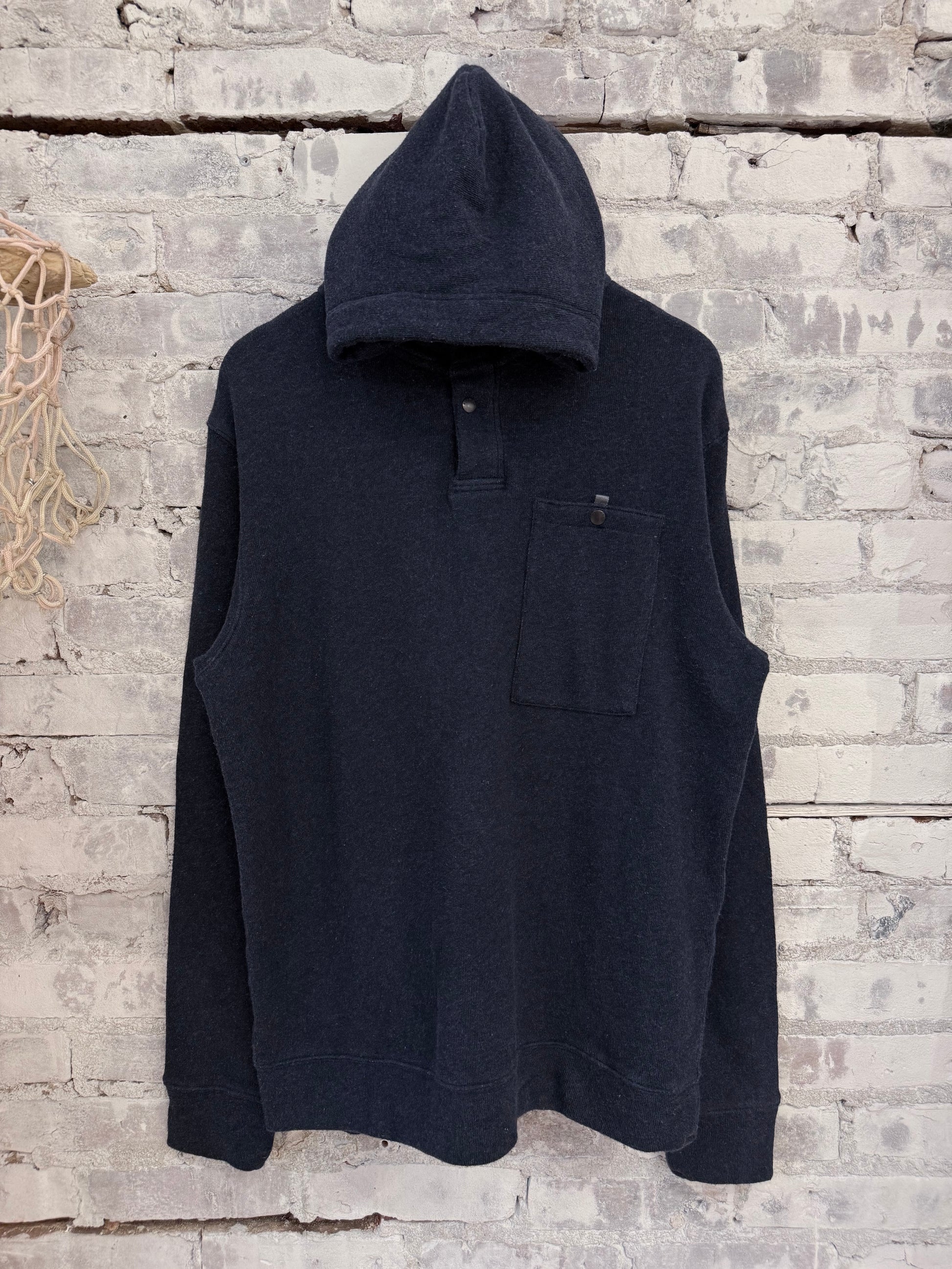 Frenchloom Hoodie - Navy Heather - DUNE + SALT