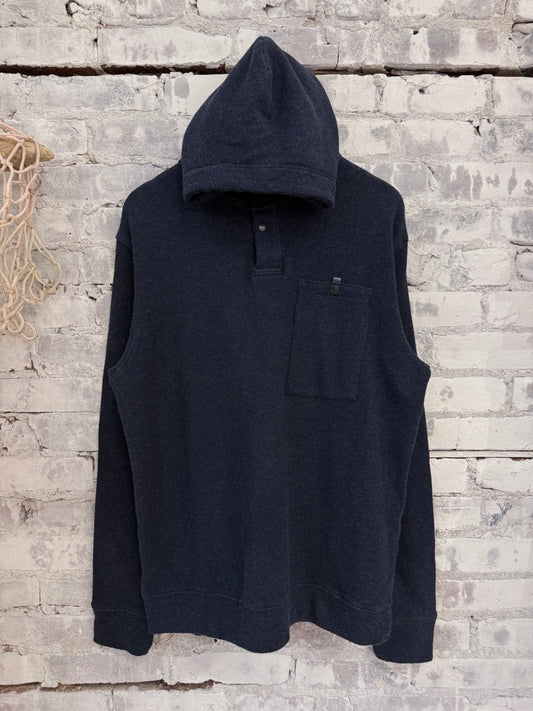 Frenchloom Hoodie - Navy Heather - DUNE + SALT