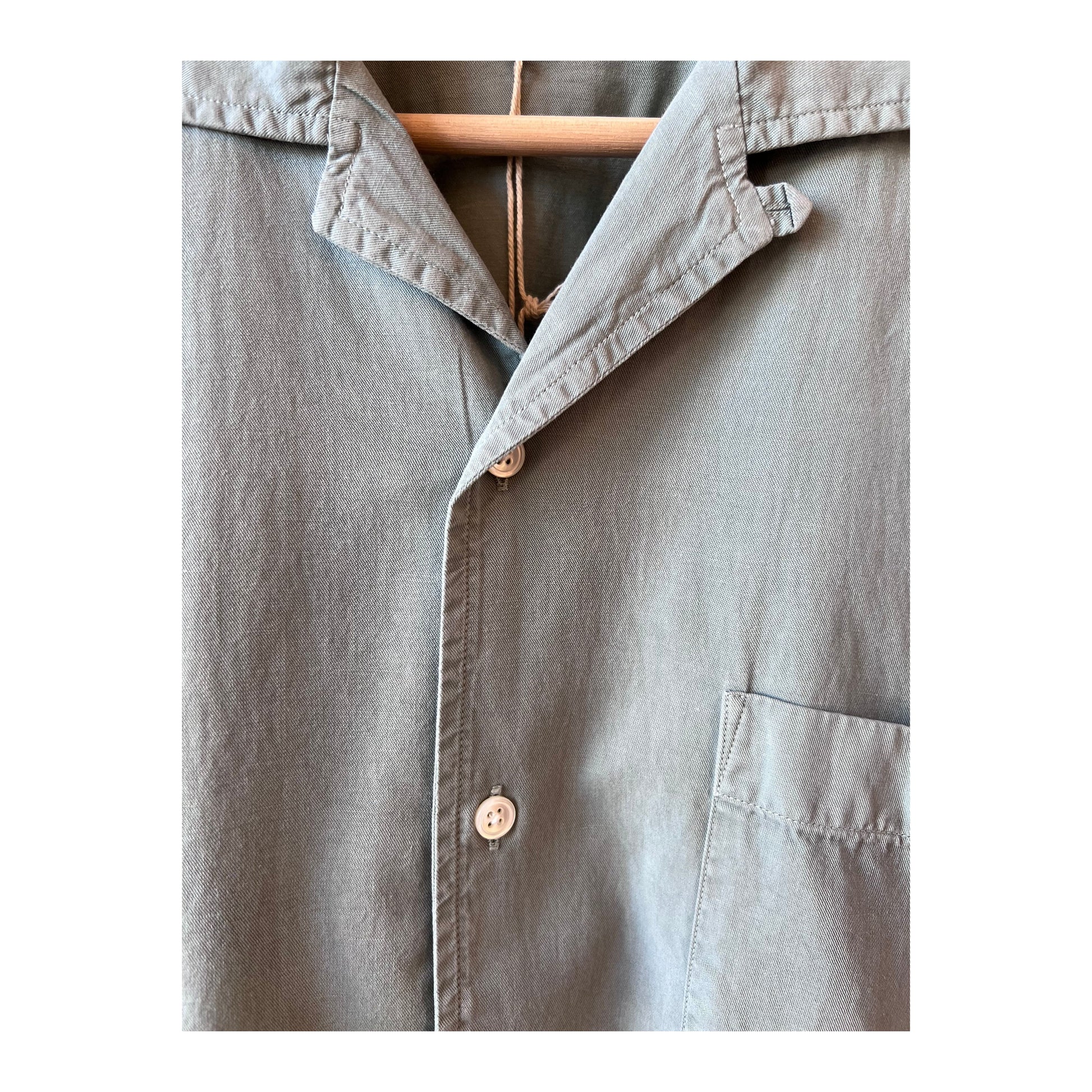 Palm Mc Pat Shirt - Faded Green - DUNE + SALT