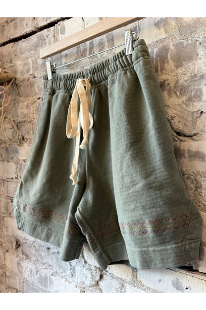 Heavyweight Gym Class Shorts - Pond Green - DUNE + SALT
