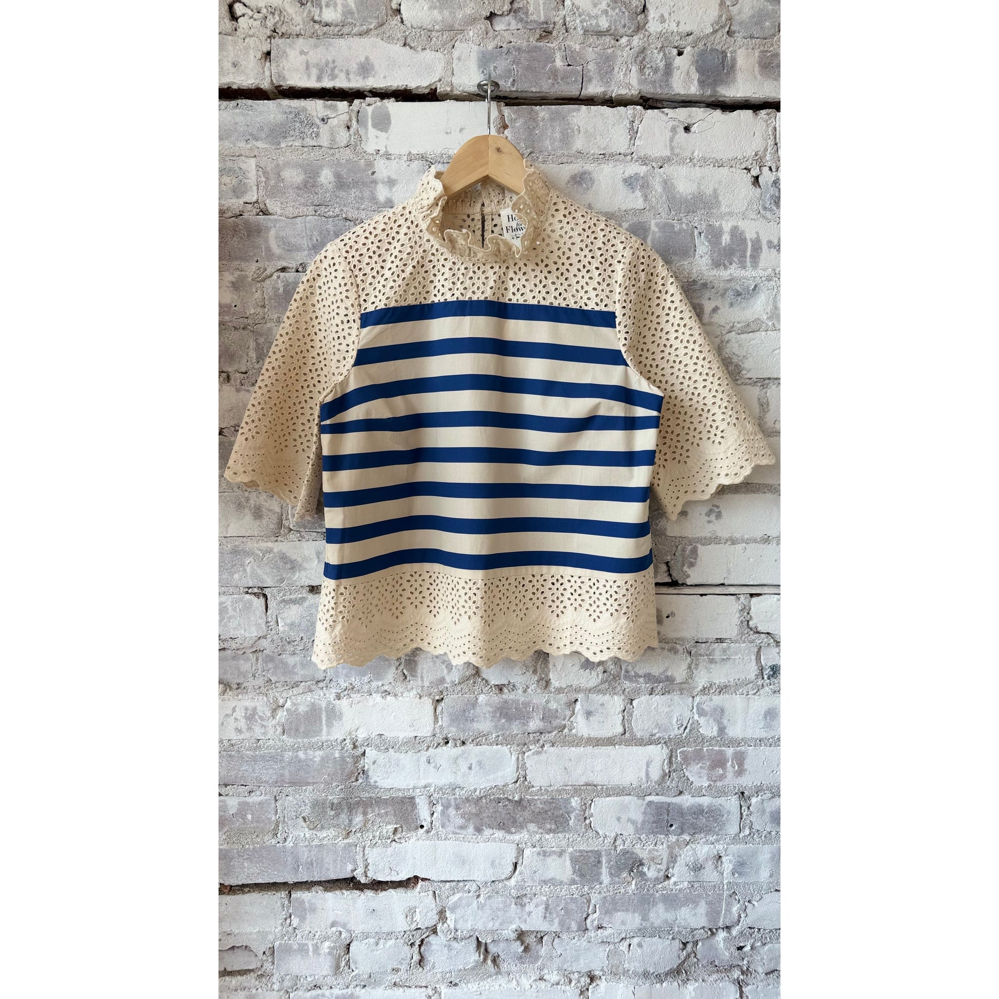 Breton Stripe Blouse - Stripes - DUNE + SALT