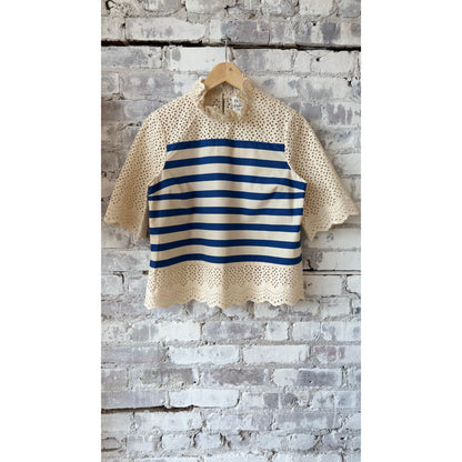 Breton Stripe Blouse - Stripes - DUNE + SALT