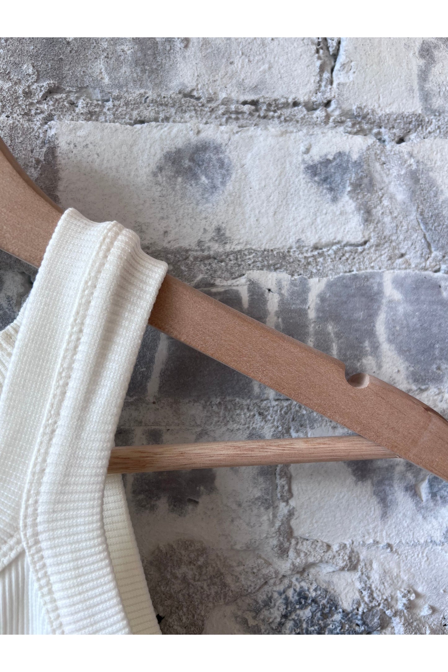 Cropped Racer Top - Ivory - DUNE + SALT