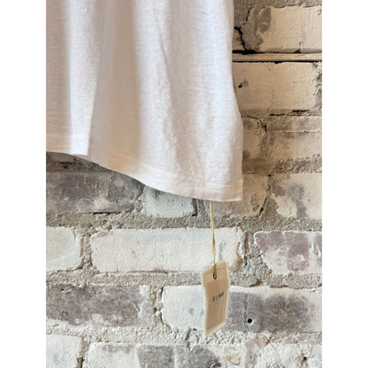 Hemp Jersey Oversized SS Crew - White - DUNE + SALT