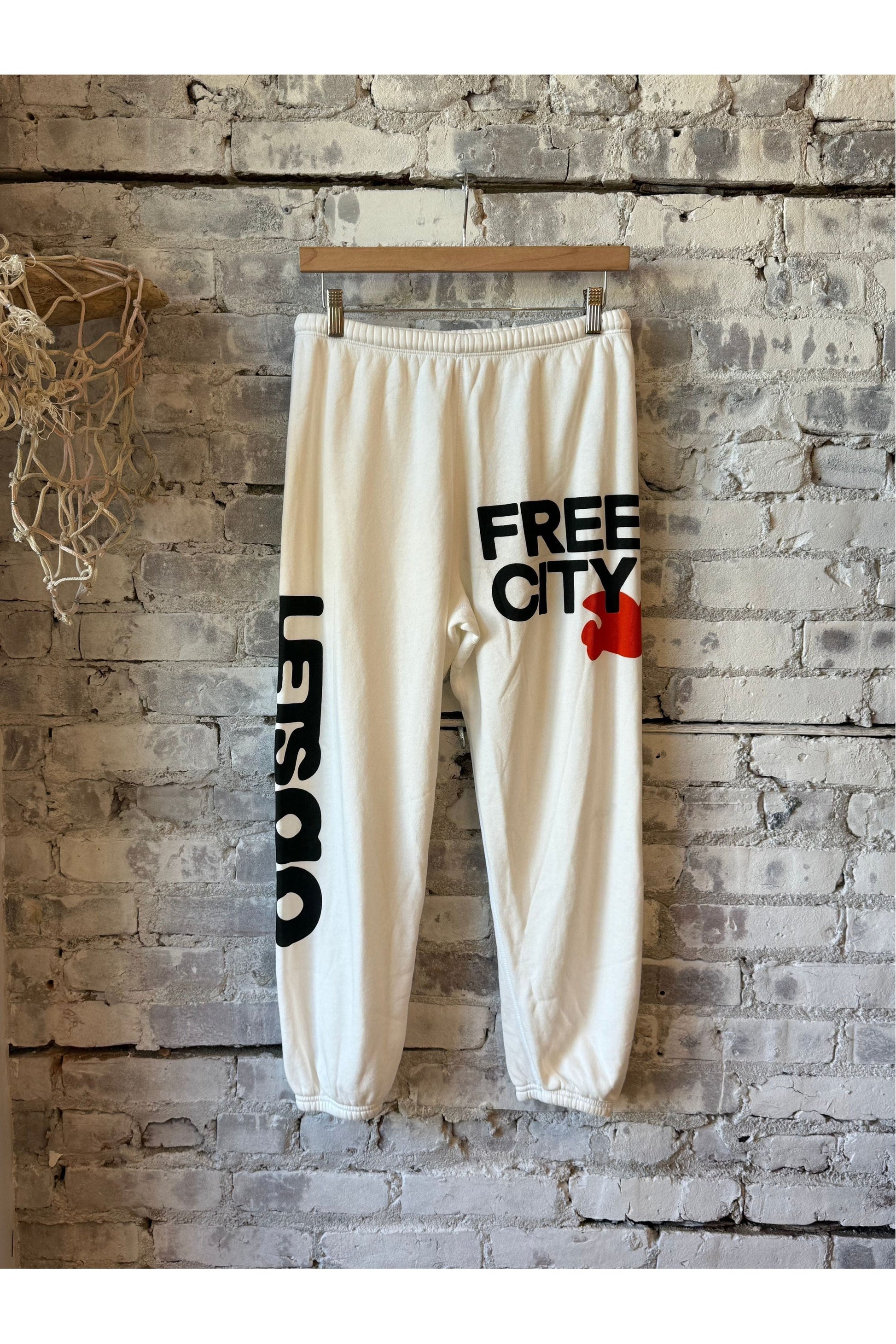 CIRCA'99 OG LETSGO OLDSCHOOL POLYBLEND/FLUFF sweat - superwhite - DUNE + SALT