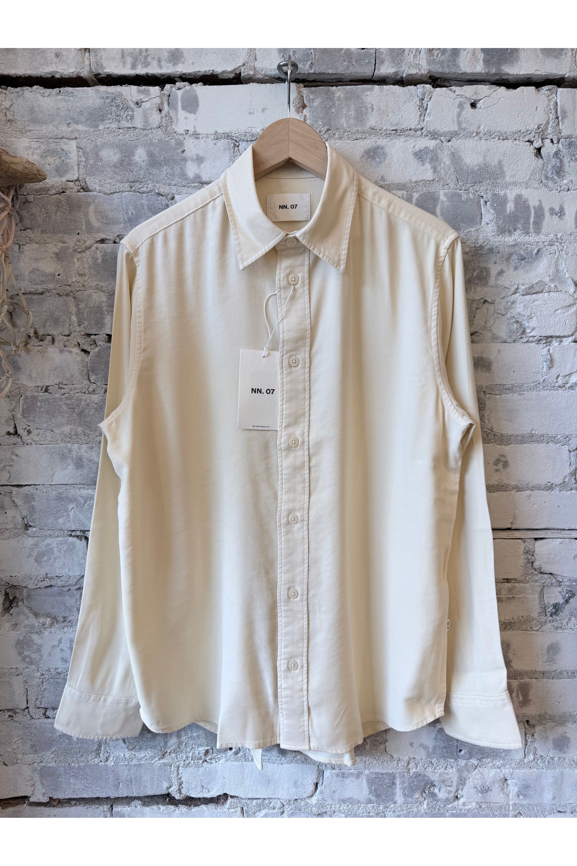 Colby Viscose-Blend Shirt - Ivory - DUNE + SALT