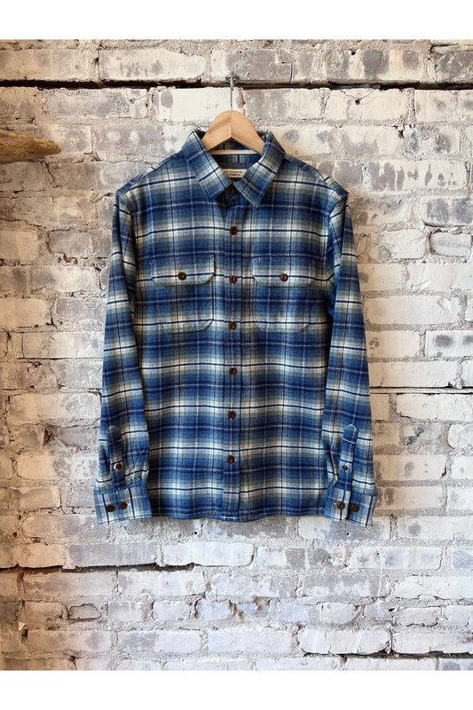 Utility Winter Flannel - Storm Blue - DUNE + SALT