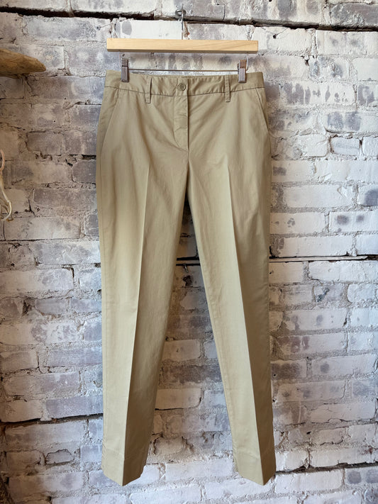 Stretch Cotton Twill Trousers - Colonial Beige - DUNE + SALT