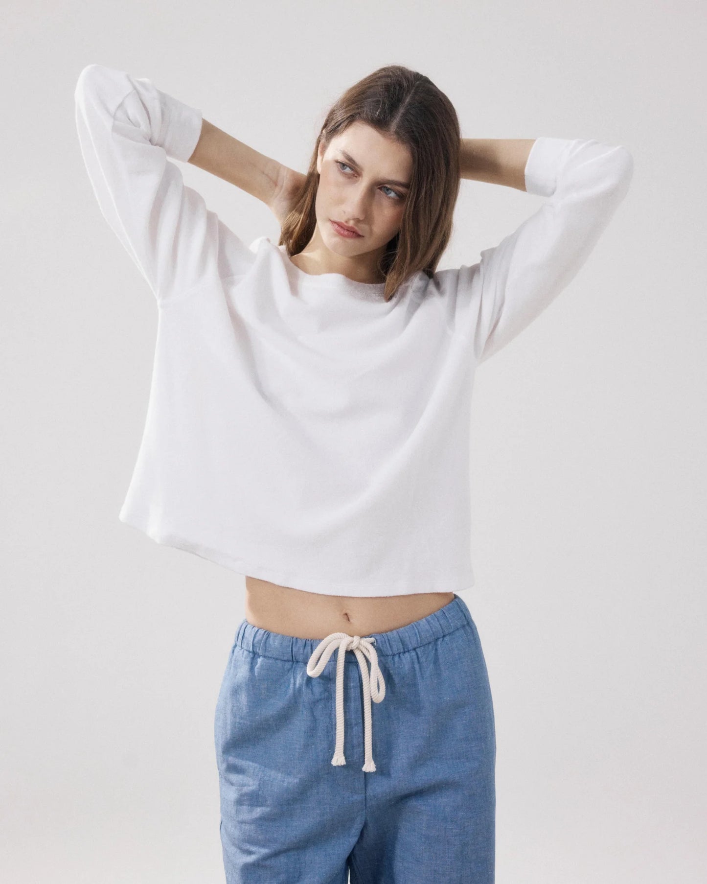 Tahiry Knit Sweatshirt - Tomato