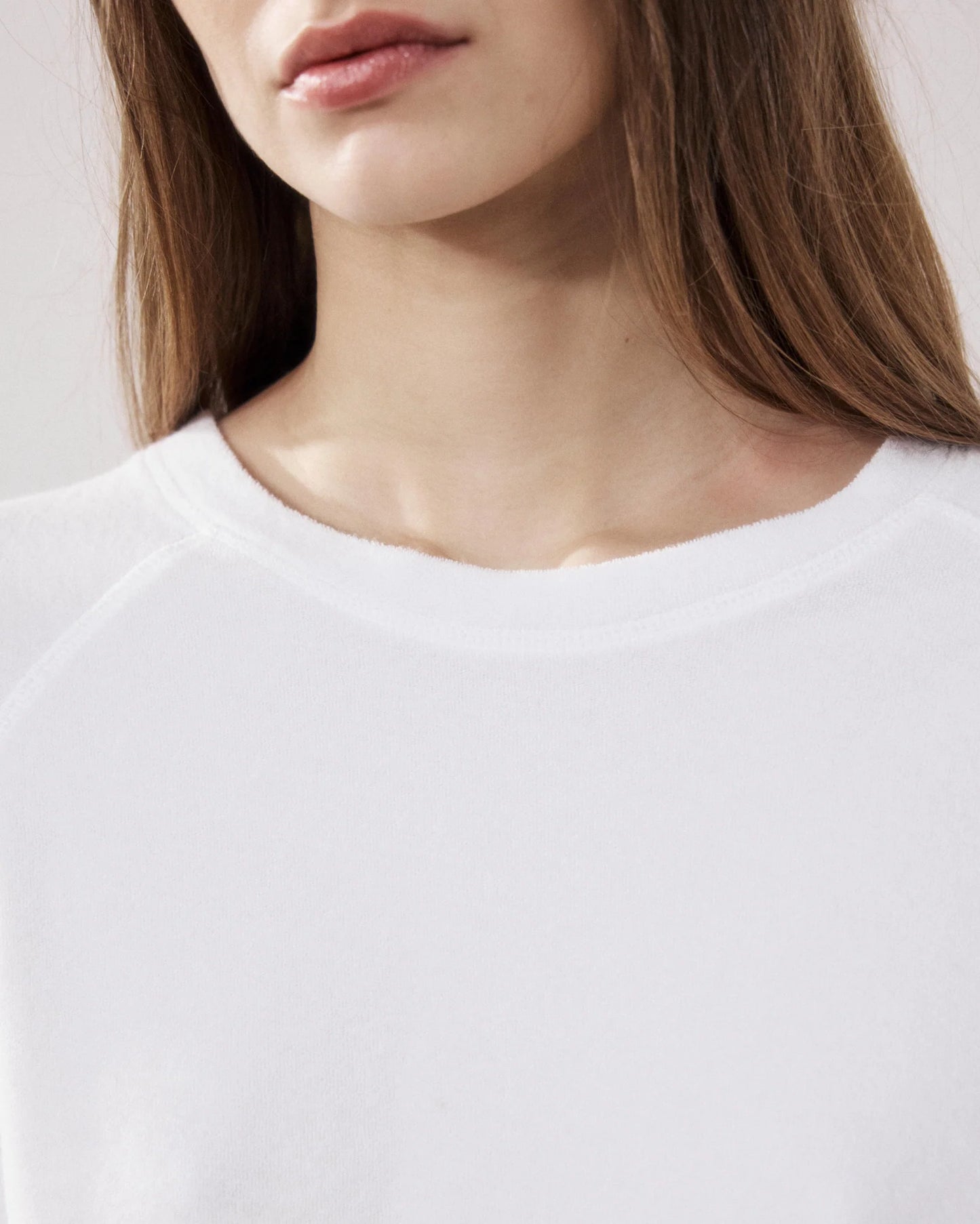 Tahiry Knit Sweatshirt - White