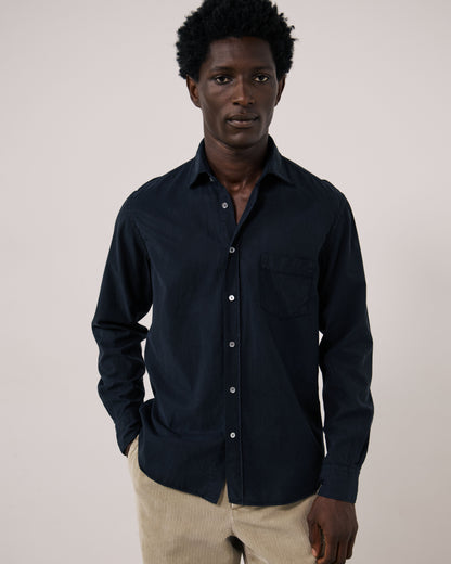 Paul Pat Woven Shirt - Marine Blue