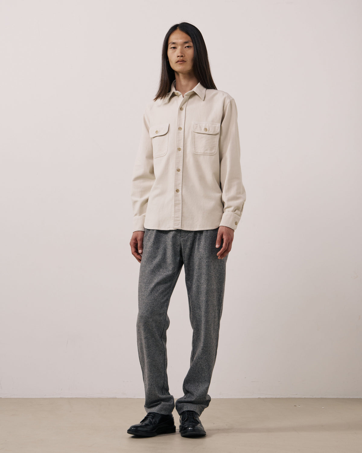 Paco Pat Woven Shirt - Stone