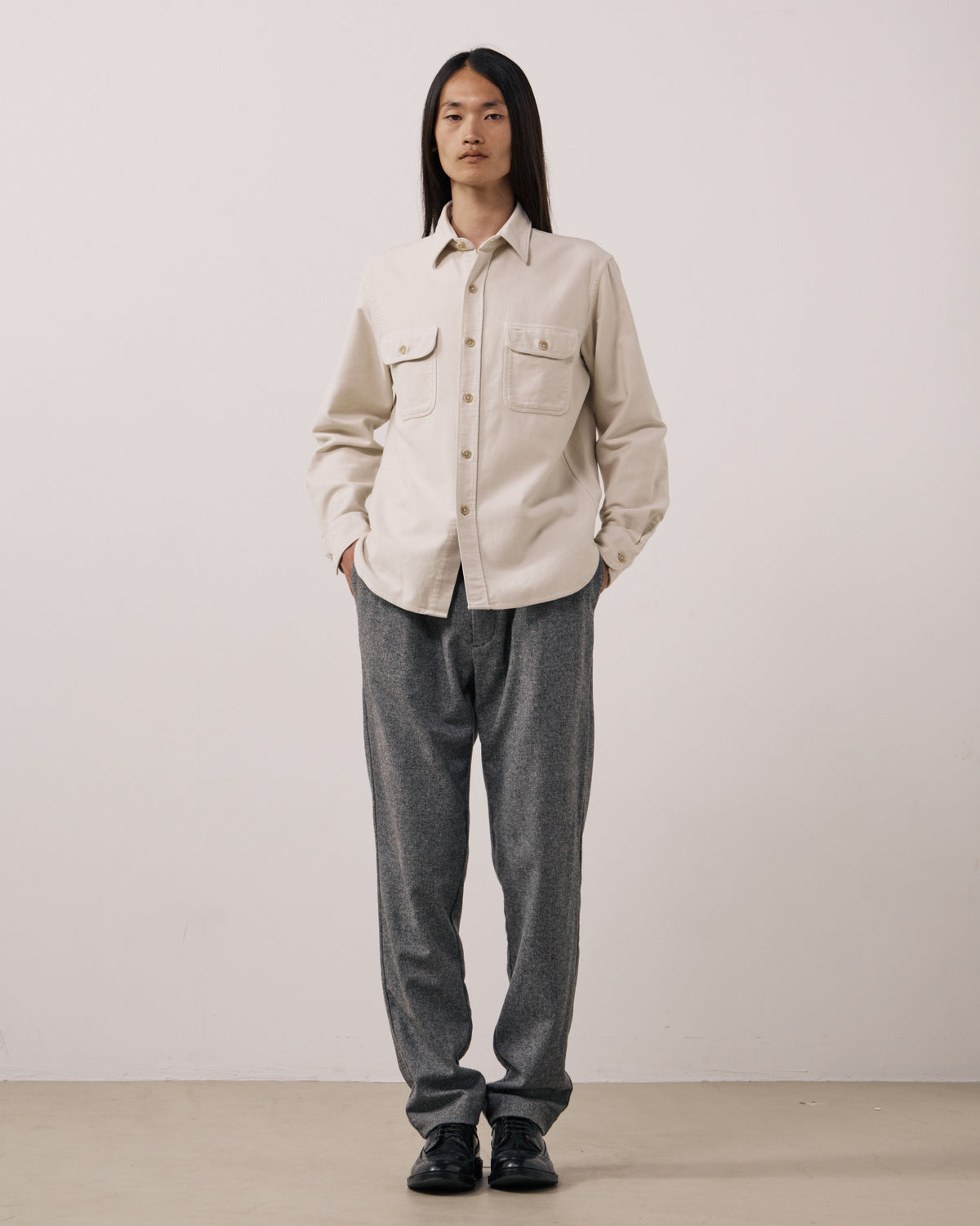 Paco Pat Woven Shirt - Stone