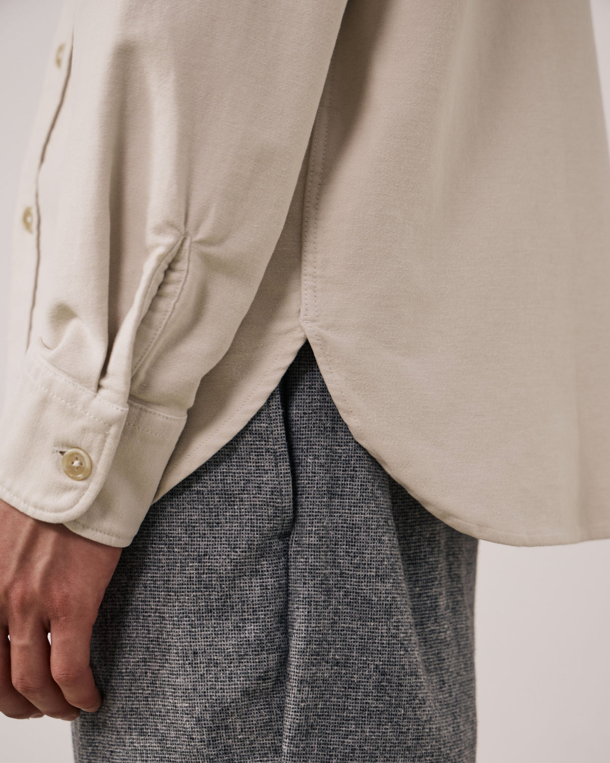 Paco Pat Woven Shirt - Stone