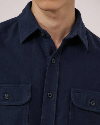 Paco Pat Woven Shirt - Marine Blue