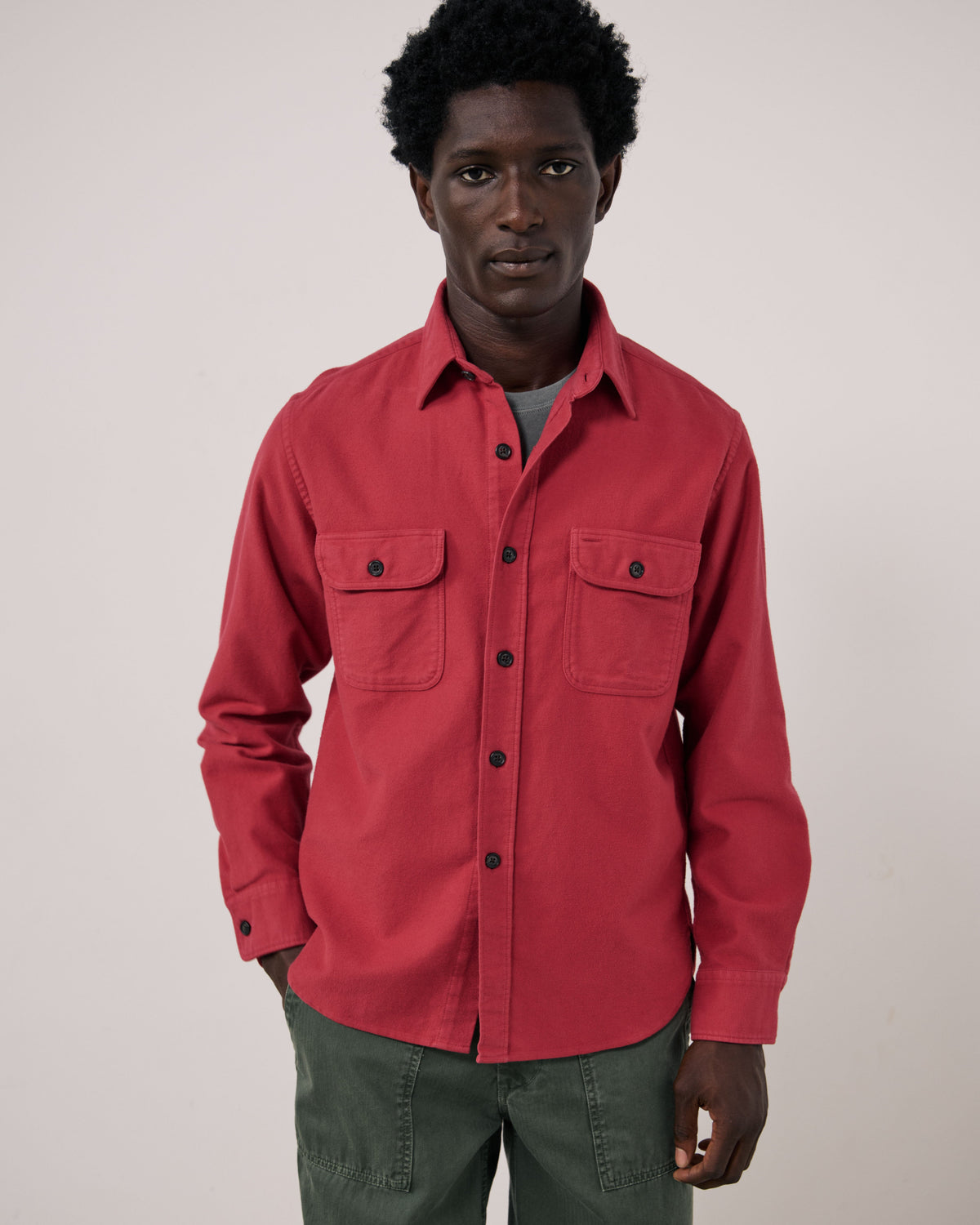 Paco Pat Woven Shirt - Raspberry