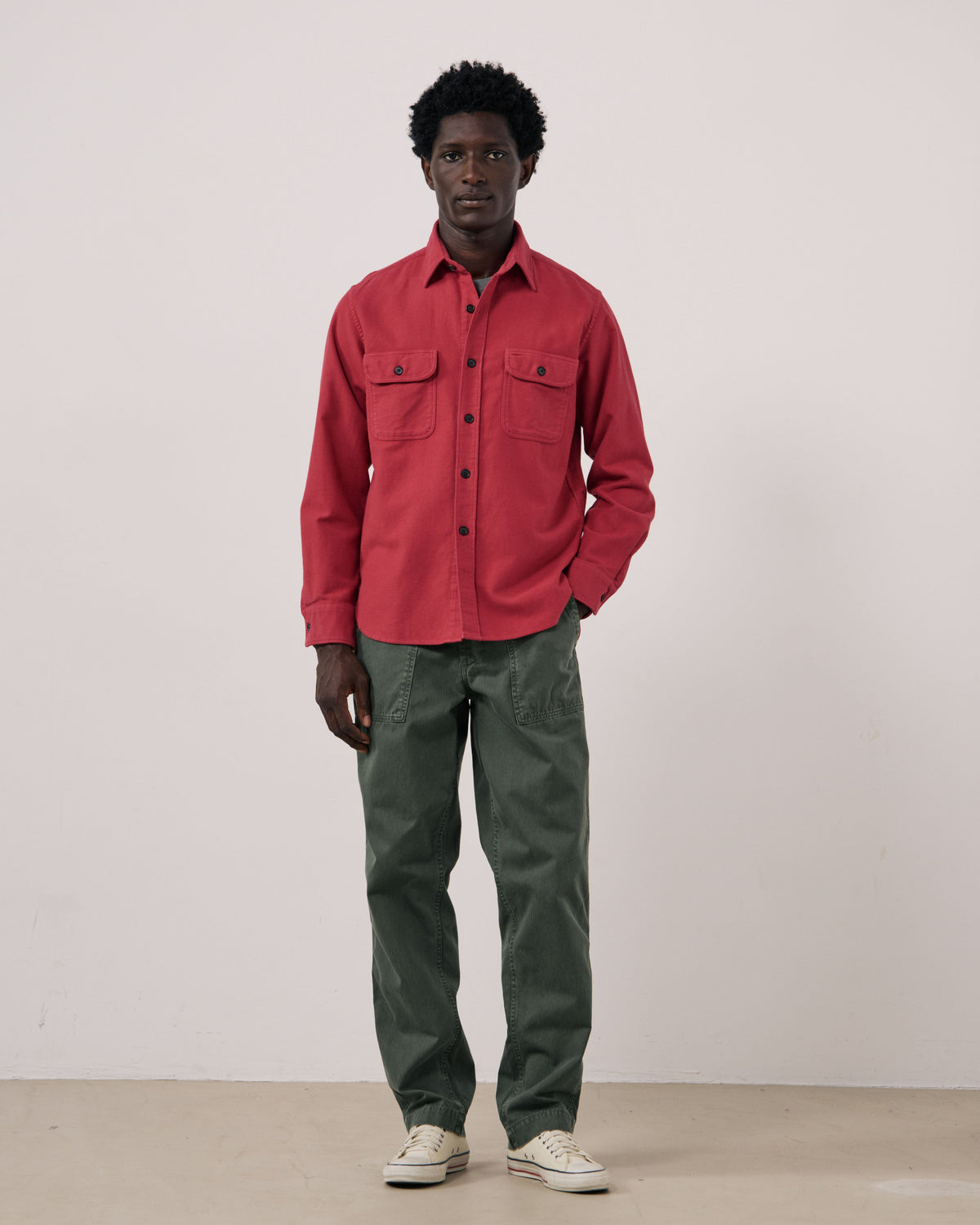 Paco Pat Woven Shirt - Raspberry