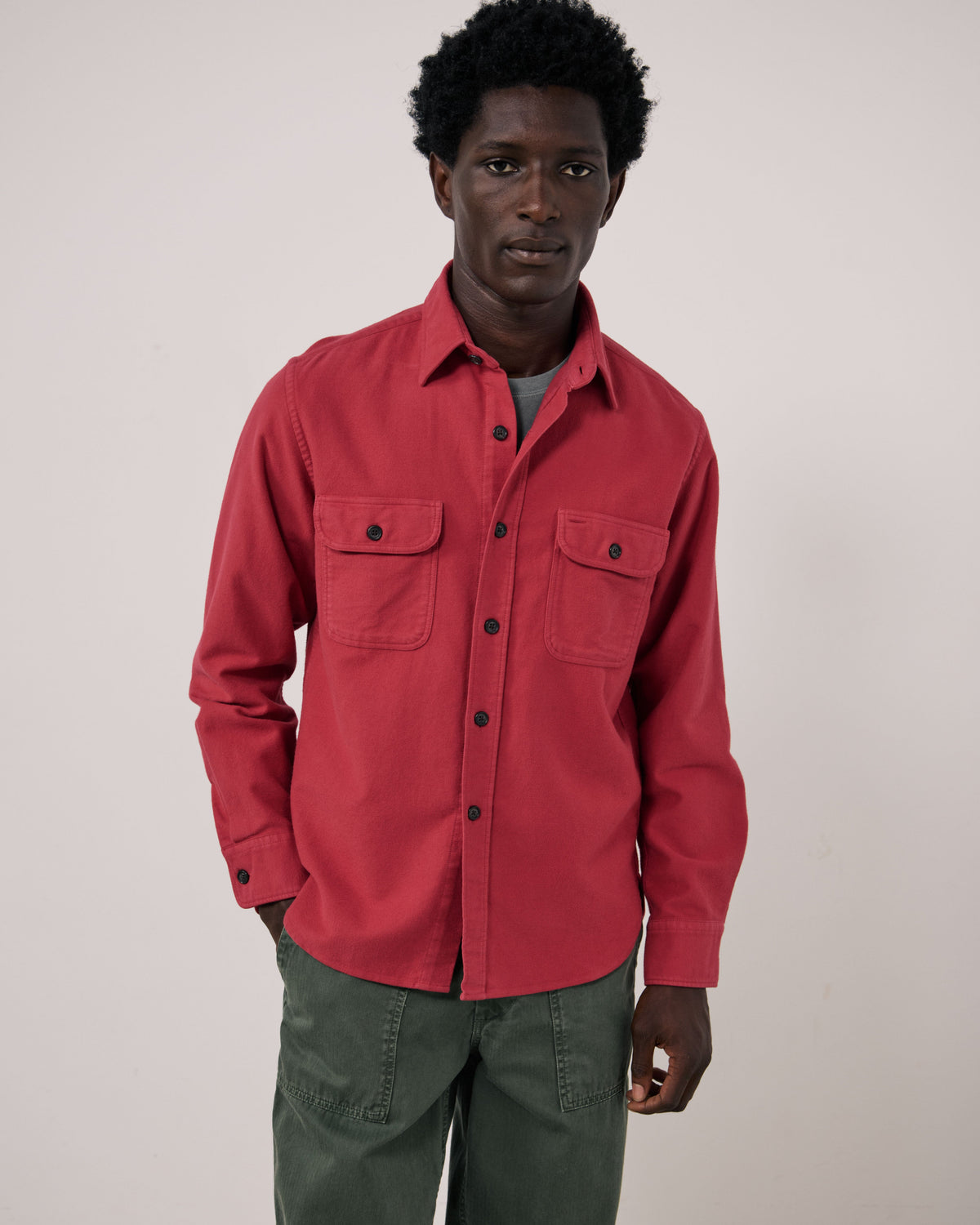 Paco Pat Woven Shirt - Raspberry