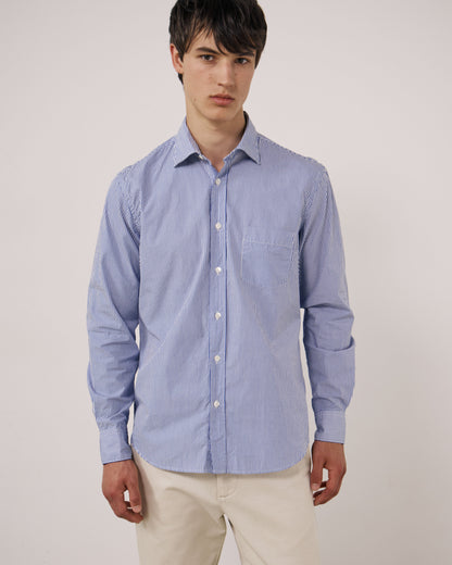 Paul Woven Shirt - Blue