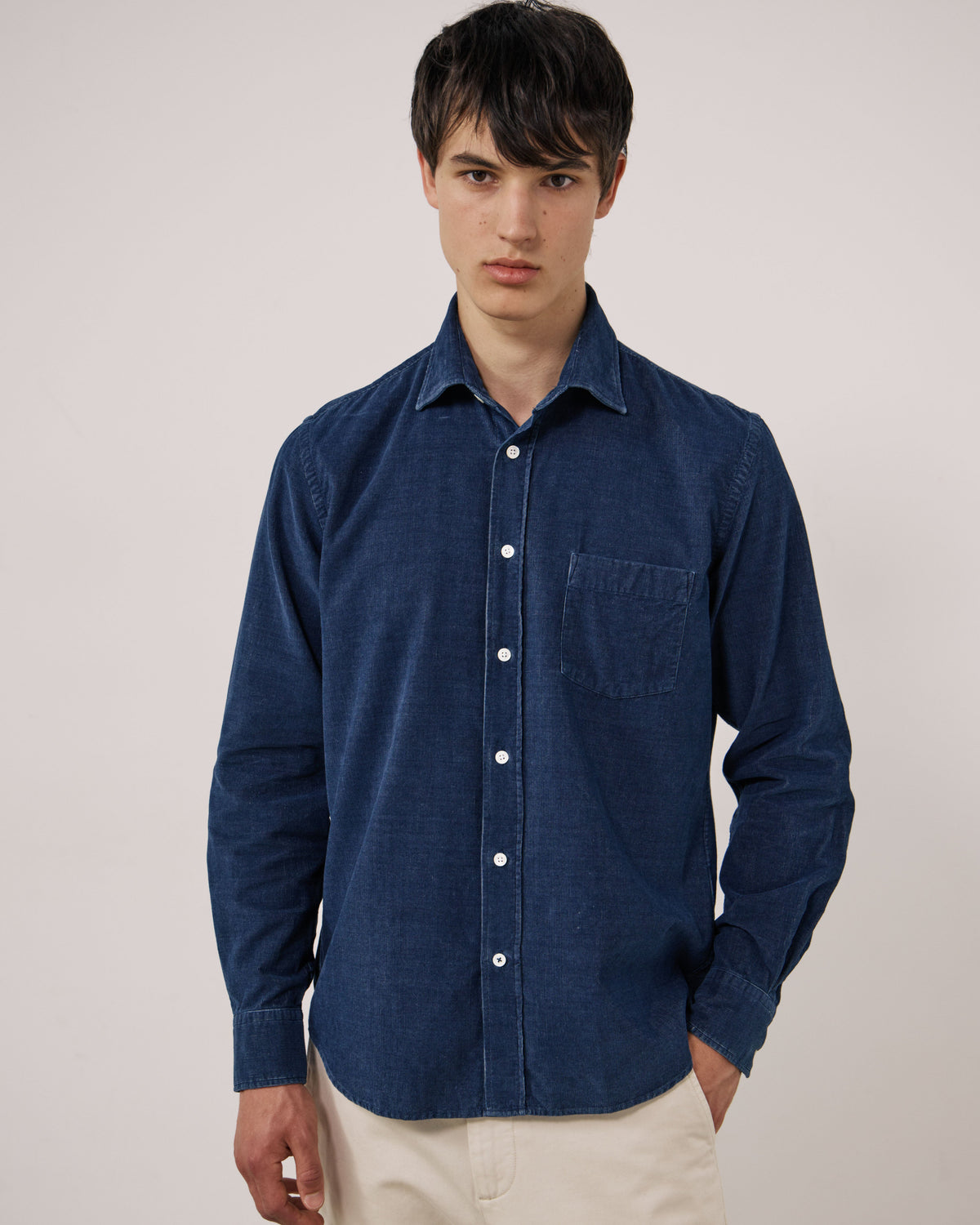 Paul Woven Shirt - Indigo
