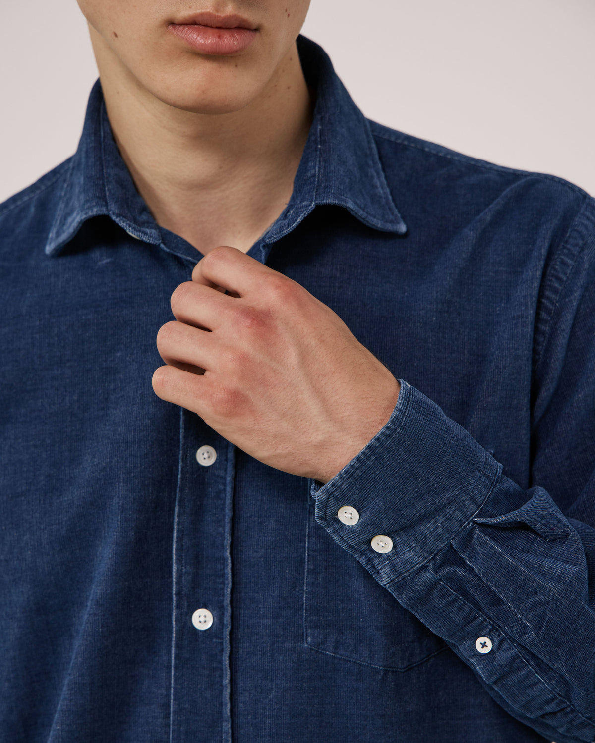 Paul Woven Shirt - Indigo