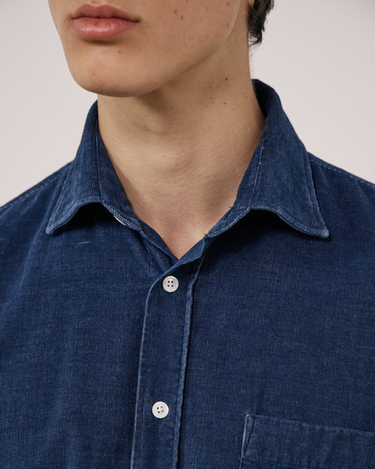 Paul Woven Shirt - Indigo