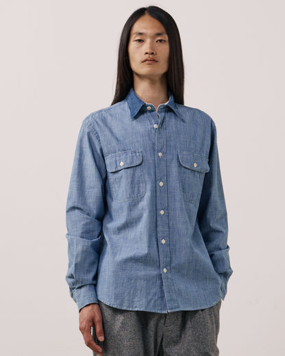 Paxi Woven Shirt - Light Indigo