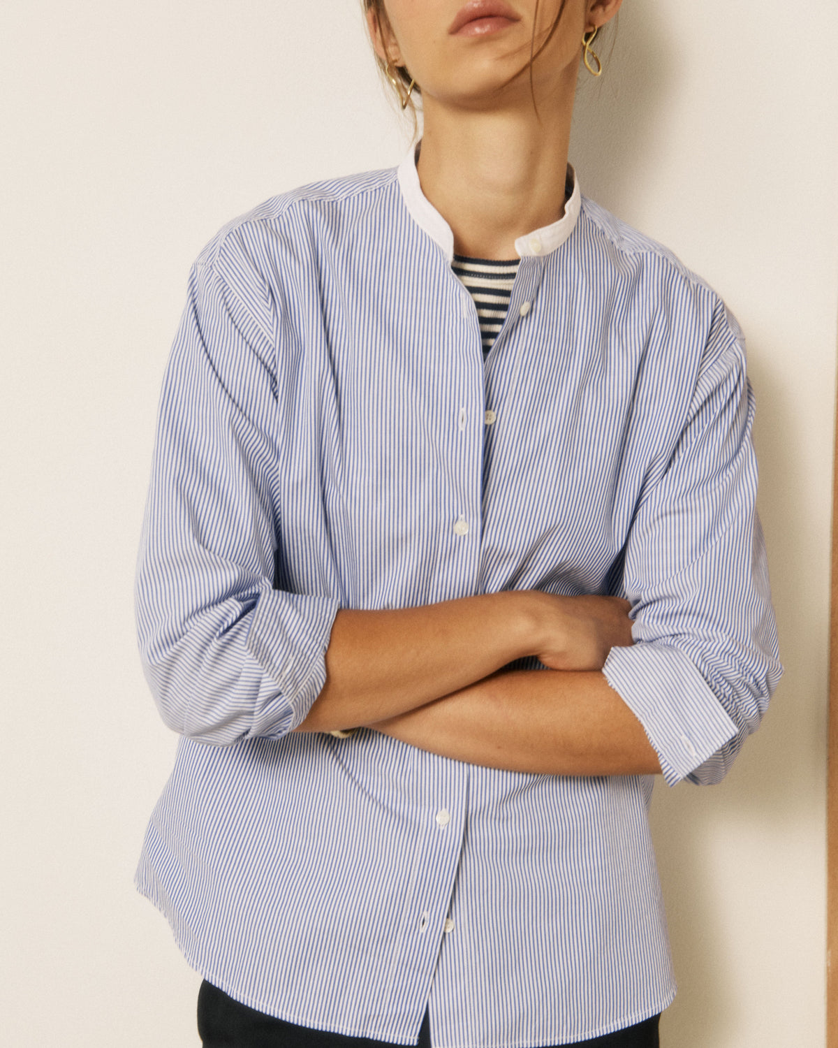 Challenge Woven Shirt - Blue Stripes