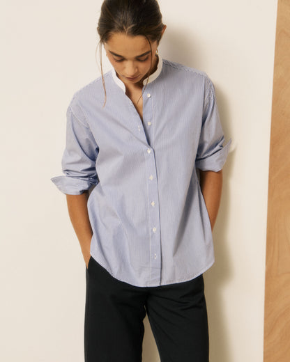 Challenge Woven Shirt - Blue Stripes