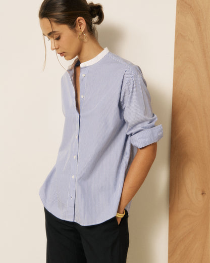 Challenge Woven Shirt - Blue Stripes