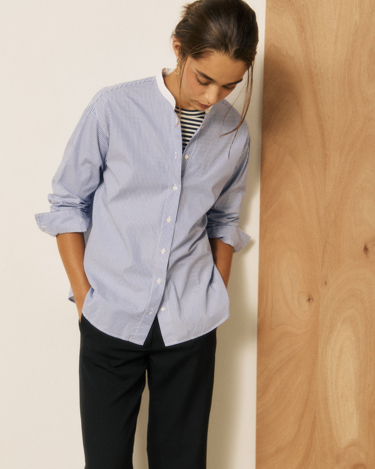 Challenge Woven Shirt - Blue Stripes