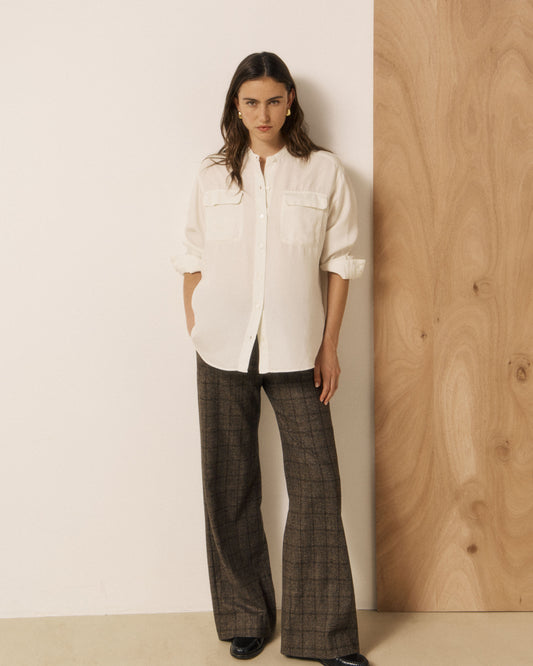 Christia Woven Shirt - Cream