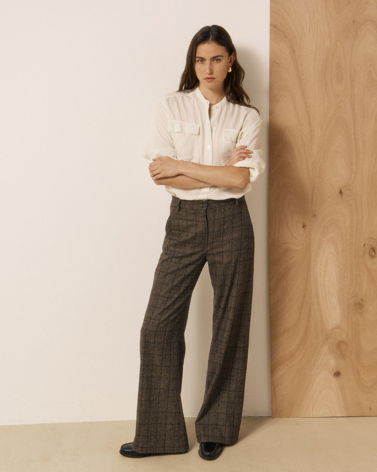 Christia Woven Shirt - Cream
