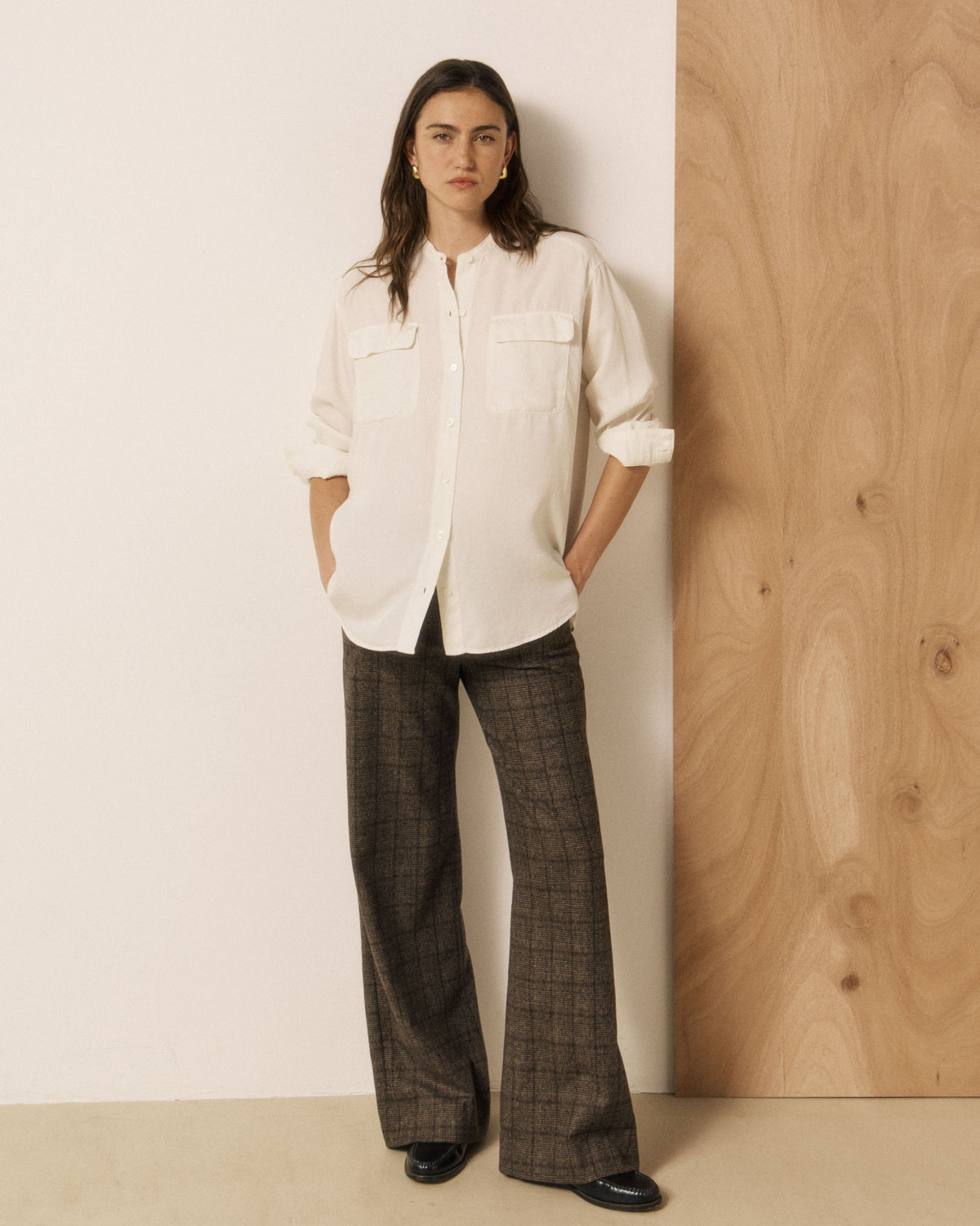 Christia Woven Shirt - Cream