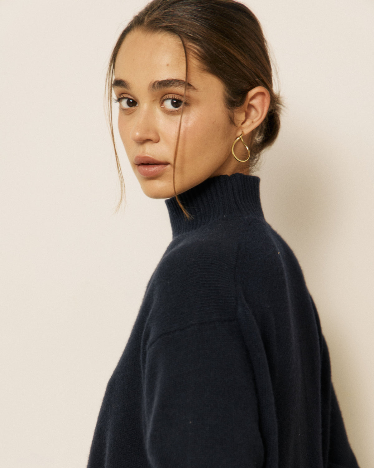 Mylo Knitted Sweater - Navy