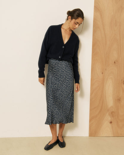 Mosine Knitted Cardigan - Navy