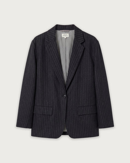 Victo Woven Jacket - Dark Navy