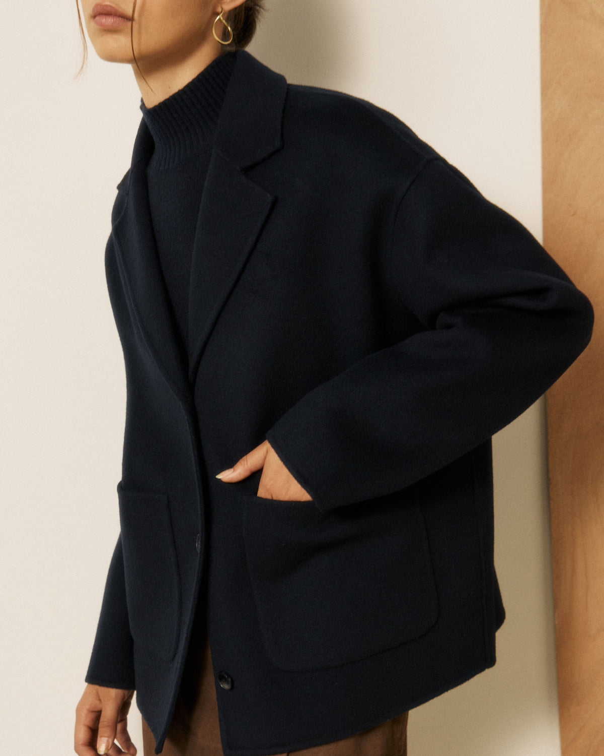 Vox Woven Jacket - Navy