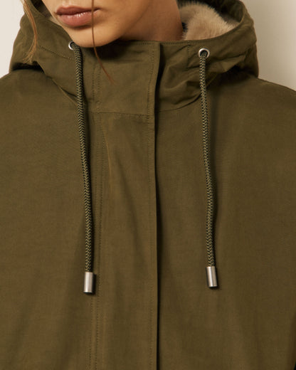 Vader Woven Coat - Army