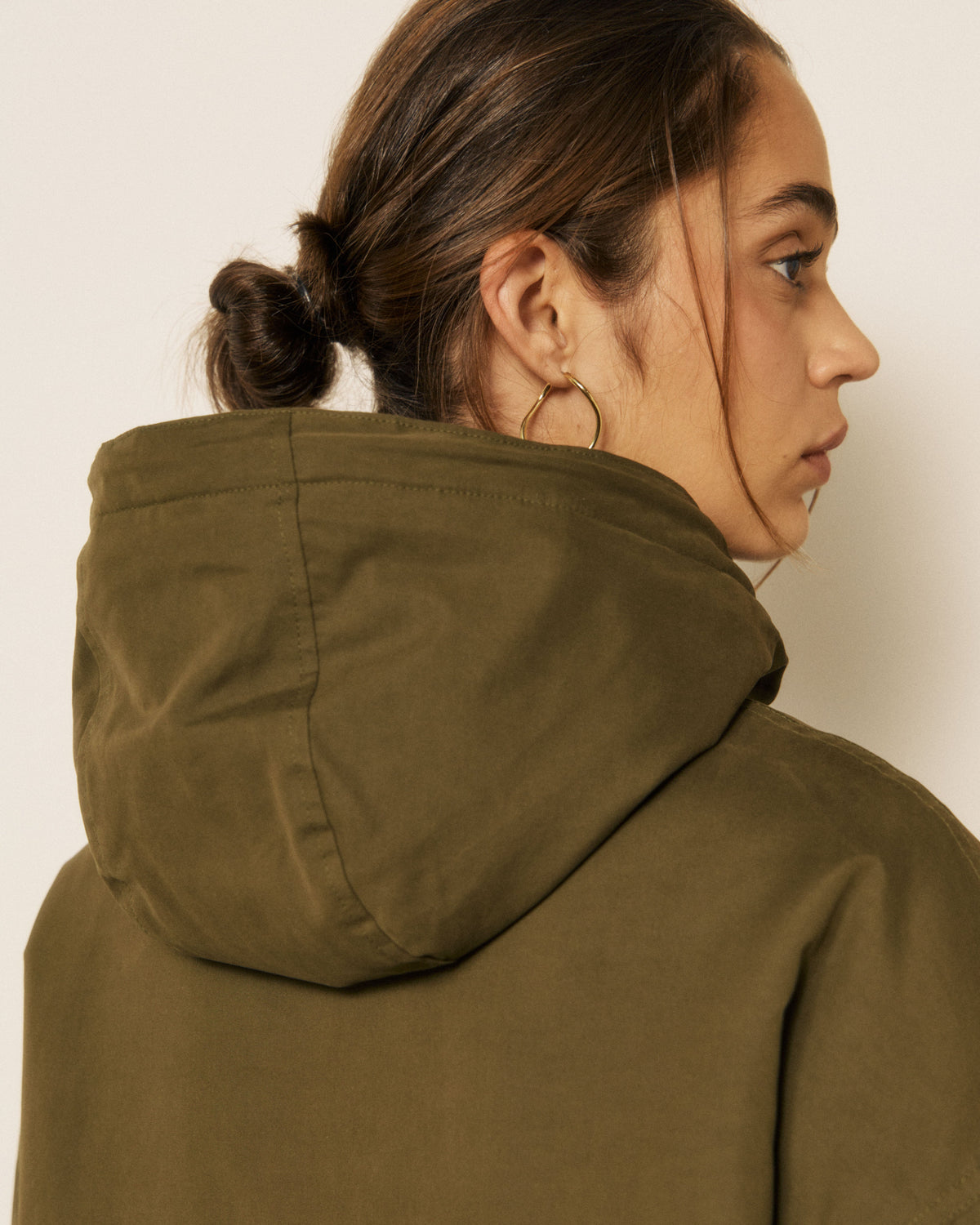 Vader Woven Coat - Army