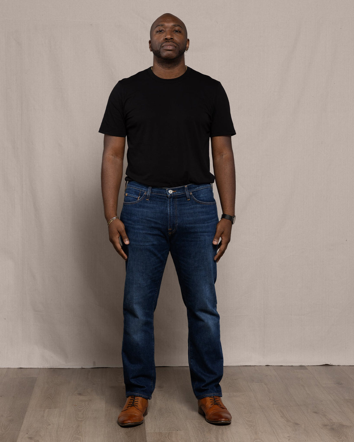 Men's Ace Rivington Brodie Taper Comfort 12oz jeans in Dark Classic wash