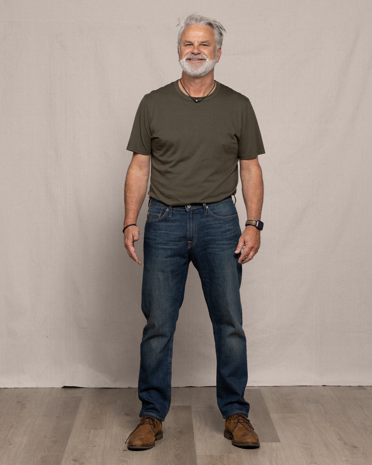 Men's Ace Rivington Brodie Taper Comfort 12oz jeans in Dirty Classic wash